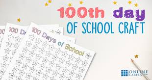 100 Days Of School Countdown Chart Kids Craft