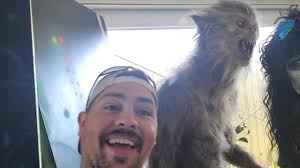 Having some gory fun with the guys...