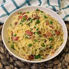 Pasta Carbonara Modernmealmakeover Com Recipe In 2020 Carbonara Pasta Easy Pasta Easy Pasta Carbonara Recipe