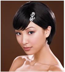 They can be creative and different. Asian Wedding Hairstyles P 5