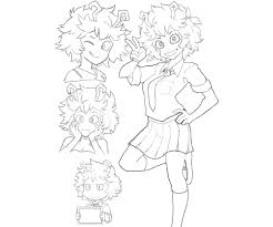 Coloring pages are an effective way to get young kids excited about learning. My Hero Academia Coloring Pages Coloring Home