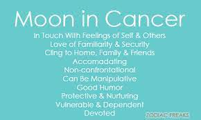 The zodiac sign of cancer is also ruled by the moon, which represents emotion. Zodiac Freaks Cancer Moon Sign Cancer Horoscope Cancer Moon