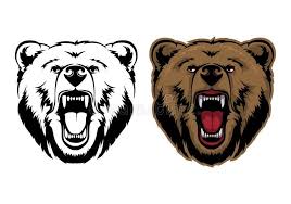 Grizzly Bear Mascot Head Vector Graphic Vector Illustration In 2020 Grizzly Bear Tattoos Grizzly Bear Drawing Bear Tattoo Designs
