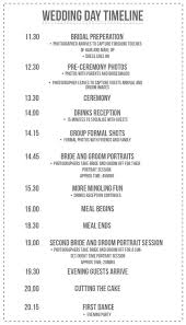 Wedding Timeline Minus Some Stuff This Is Pretty Good Wedding Day Timeline Wedding Timeline Wedding Day Schedule