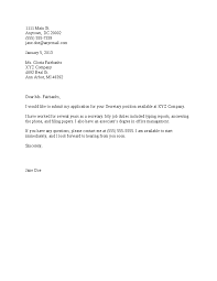 Simple application letter format for job. Easy Cover Letter Format July 2021