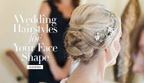 Long hair with side part. Bridal Dos That Complement Your Face Shape