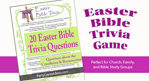 Perhaps it was the unique r. Easter Bible Trivia Questions Easter Quiz Lesson