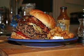 When beef is cooked, add ketchup mixture and water. List Of Hamburgers Wikipedia