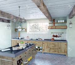 Une recette douceur pour affronter l'hiver. Bel Interieur De Cuisine A L Ancienne 3d Concept Banque D Images Et Photos Libres De Droits Image 33170040