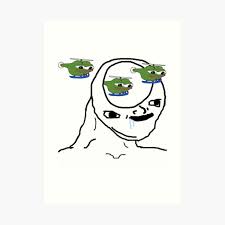 It's a free online image maker that allows you to add custom resizable text to images. Wojak Art Prints Redbubble