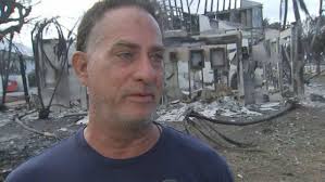'I couldn't do it anymore': Man describes decision to stop battling fire  and jump into ocean