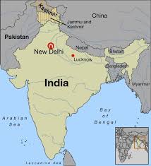 On The Given Political Outline Map Of India Five Territories/Cit