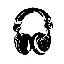 Headphone Silhouette Headphones Tattoo Stencil Graffiti Stencils