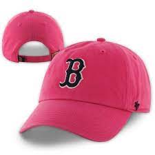 Red Sox Clean Up Magenta Hats 47 Brand Pink Socks