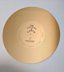 The Sounds Of Earth Full Size Replica Of Nasa Voyager Golden Etsy Laser Engraving Voyager Golden Record Metallic Colors