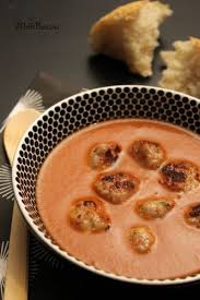 Soupe Tomate Mozzarella Balsamique Soupe Tomate Tomates Mozzarella Tomates Mozarella