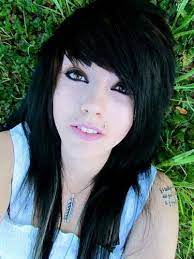 Leda Muir Black Scene Hair Black Scene Hair Scene Hair Black Hair Dye