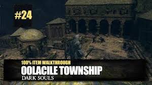 Oolacile Township Dark Souls Wiki On the lowest floor of the rotatable staircase by the darkmoon tomb bonfire, you'll find a statue of gwyn. oolacile township dark souls wiki
