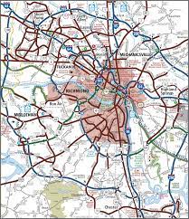 We have a more detailed satellite image of virginia without county boundaries. Richmond Map