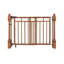 Summer Banister Stair Top Of Stairs Gate With Dual Installation Kit Walmart Com