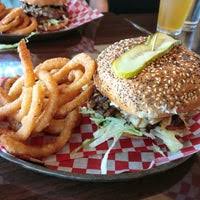 It has 2 tvs, outdoor speakers, heaters, and outdoor lighting where all sports play from open until close. Relish Gourmet Burgers Burger Joint In Vancouver