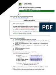 Be scheduled for an exam date and time. Admission Procedure For Freshmen A Y 2021 2022 Nursing Business