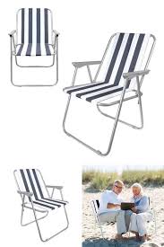 Portable Fold Up Outdoor Leisure Stripped Deck Garden Picnic Folding Beach Chair Dove Men Care Men Care Dove Men