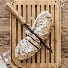 Flaws but not dealbreakers to see how well the boards healed after heavy knife use, we cut crusty bread with a serrated. Pebbly Bamboo Bread Board Knife Set Large
