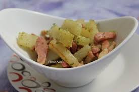 Ingredients 1 Chou Rave 1 Barquette De Lardons Nature 1 C A Soupe De Persillade 5 Cl De Vin Blanc Huile D Olive En 2020 Chou Rave Chou Rave Recette Choux