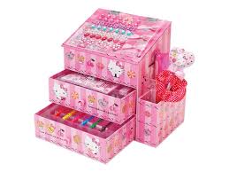 Hello Kitty Tokimeki House Shaped Decoration Stationery Box Set Sanrio Japan Stationery Box Set Stationery Box Hello Kitty Party