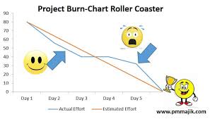Agile Project Burn Down Chart Overview Pm Majik