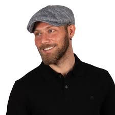 HATSQUARE Summer Cotton 8 Panel Newsboy Cap for Men