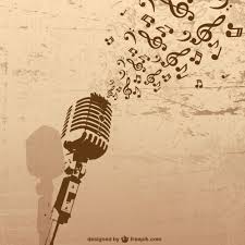 Download Retro Microphone With Grunge Music Concept For Free Grunge Music Music Wallpaper Art