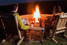 The fire pit table has a simple finish that is attractive to match any outdoor living space decor. The Best Patio Heaters And Fire Pits In 2021 Gardener S Path