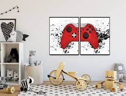 Gaming Wall Art Set Of 2 Printable Gaming Wall Art Set Video Game Wall Art Video Game Print Gaming Room Decor Video Game Party Gaming Wall Art Video Game Wall Art