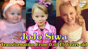 Jojo Siwa Transformation From Newborn To 15 Years Old Youtube