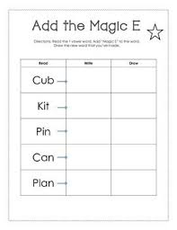 Magic E Read Write Draw By Callie S Creations Teachers Pay Teachers In 2020 Magic E Reading Writing Kids Math Worksheets