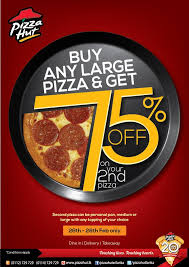 75 Off On Your Second Pizza From Pizza Hut Pizza Hut Delicious Christmas Cookies Fluff Desserts