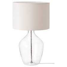 Allanit Table Lamp With Led Bulb White Glass Max 13 W Ikea Ikea Table Lamp Glass Table Lamp Lamp