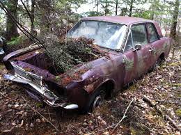 Late Sixties Ford Cortina Importing These Into Canada Wasn T One Of Ford S Better Ideas Ontario Plates Say It Was Last Driven In Rusty Cars Old Fords Ford
