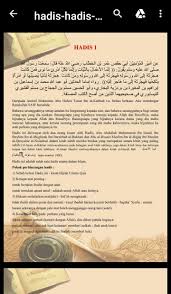 When allah and his messenger have decided a matter, no believer, male or female. Hadis 40 Imam Nawawi Pour Android Telechargez L Apk