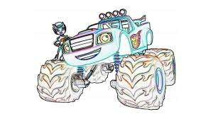 155 halloween printable coloring pages for kids. Blaze And The Monster Machines Coloring Pages For Kids Blaze Coloring Book Youtube
