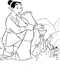 Printable disney princess mulan coloring page. Mulan To Color For Kids Mulan Kids Coloring Pages