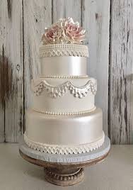 Three Tier Fondant Wedding Cake Fake Wedding Cake Faux Etsy In 2020 Fake Wedding Cakes Fondant Wedding Cakes Cake Designs