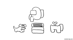 Among us is a massively multiplayer online game in which all spaceship workers must prepare the spaceship for departure as quickly as possible. Coloring Pages Printable Among Us