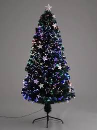 A small shining christmas tree for the office. Festive 4ft Fibre Optic Silver Star Christmas Tree Littlewoods Com