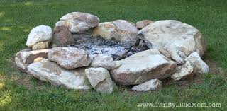 Make sure to completely put out the fire when you're. Build Your Own Backyard Fire Pit Using Free Materials Thrifty Little Mom