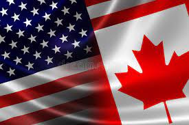 The 2021 world junior championship iihf is retreading 2020. Merged Flag Of Canada And Usa Stock Illustration Illustration Of Satin Merge 43318385