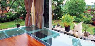 Lantai Kaca Kolam Ikan Kanopi Kaca Carport Kaca Atap Kaca Atap Kaca Laminated Atap Canopy Atap Carport Kaca Spider Kanopi Kaca Tempered Atap Kaca Carport