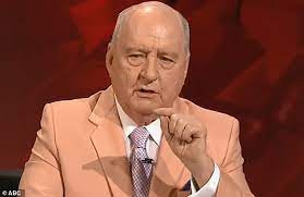 He was married to barbara lang and claudia barrett. Alan Jones Shuts Down Female Panellist During Fiery Q A Debate About Climate Change Daily Mail Online